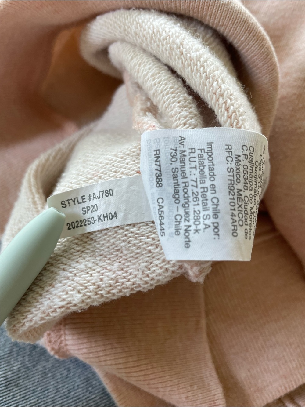 J. Crew New Hampshire Sweatshirt with Navy Compass Print - Picture 9 of 9